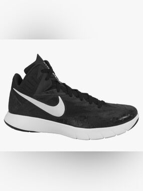 Nike Lunar Hyperquickness Mens Athletic Sneakers Size 7.5 Black And Silver